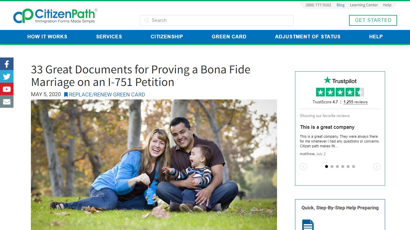 Proving a Bona Fide Marriage on an I-751 Petition | CitizenPath